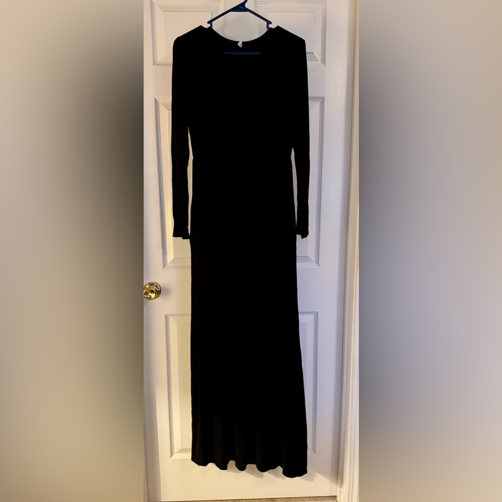 Bellamie Classic Black Long Sleeve Dress